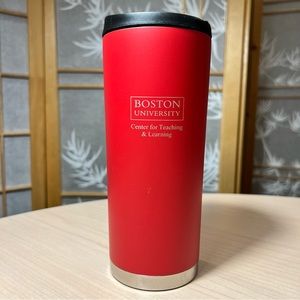 NWT Boston University Insulated Stainless Steel Vacuum Tumbler, 16 fl. oz.